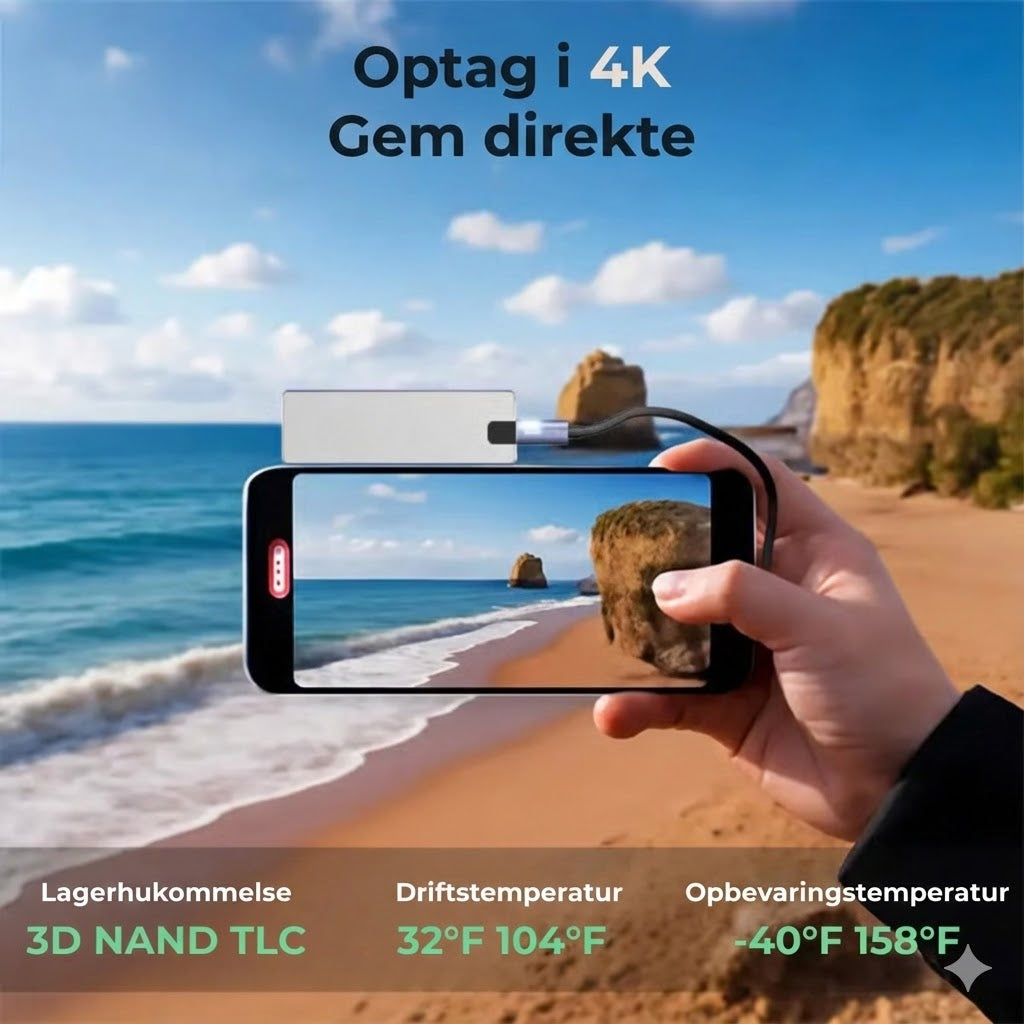 Højhastigheds eksternt solid-state-drev (USB 3.0)