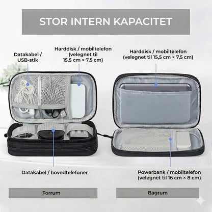 Kabelväska och organizer för elektronik