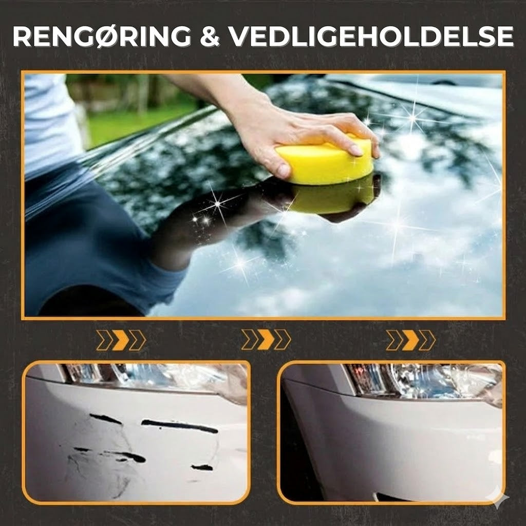 Professionelt middel til fjernelse af bilridser