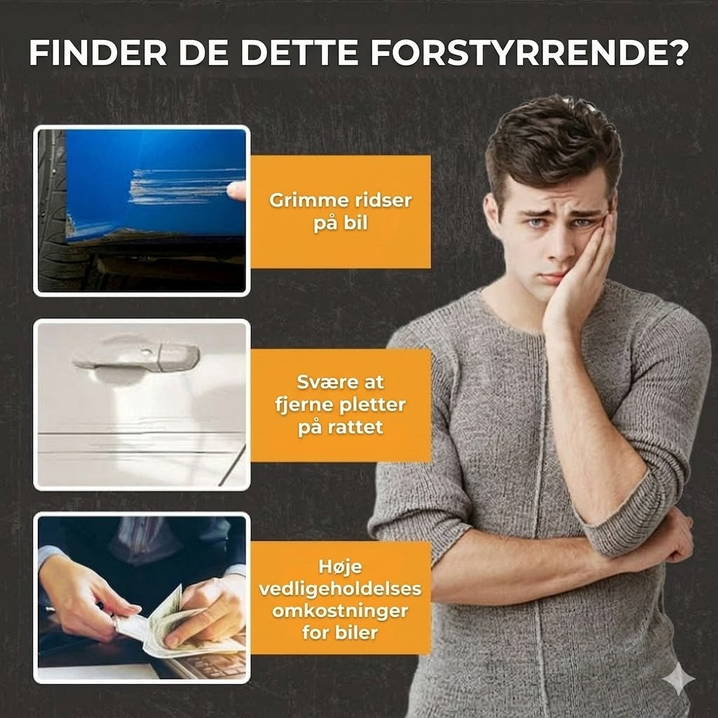 Professionelt middel til fjernelse af bilridser