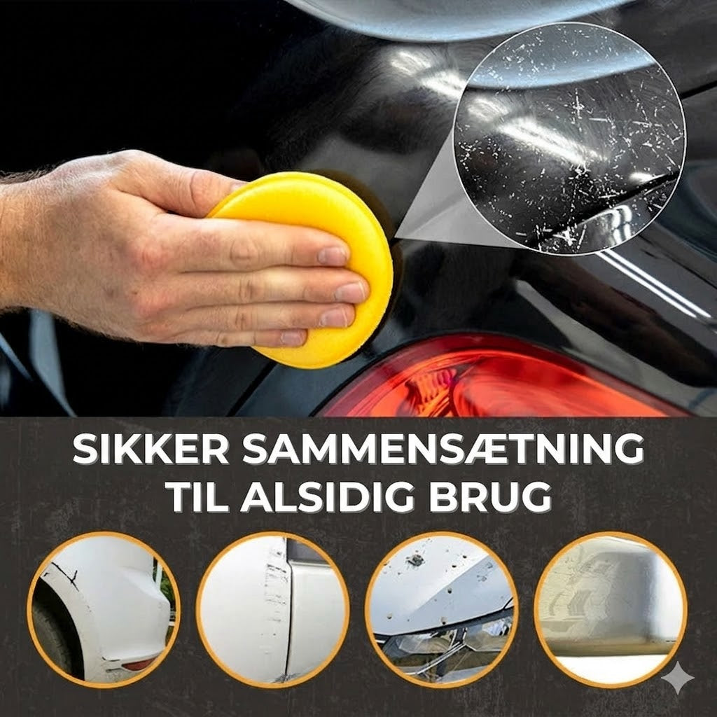 Professionelt middel til fjernelse af bilridser