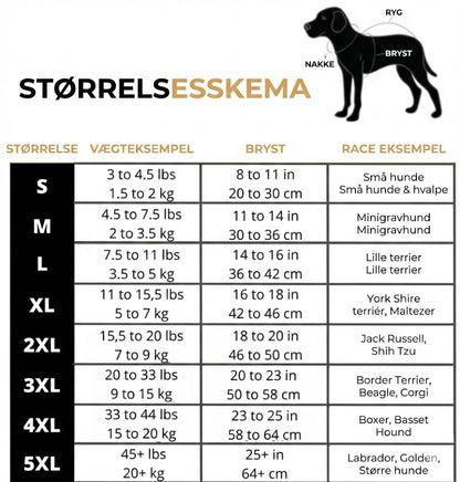 DoggyKings™ hundejakke med integreret sele – vandtæt og varm (3-i-1-design)
