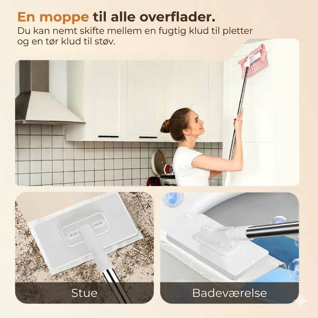 Klemmemoppesæt med trykmekanisme