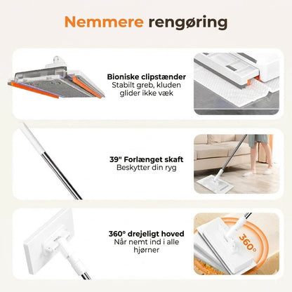 Klemmemoppesæt med trykmekanisme