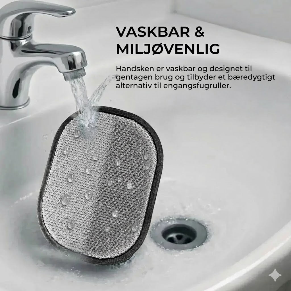 Hårfjerningshandske – fjerner løse hår