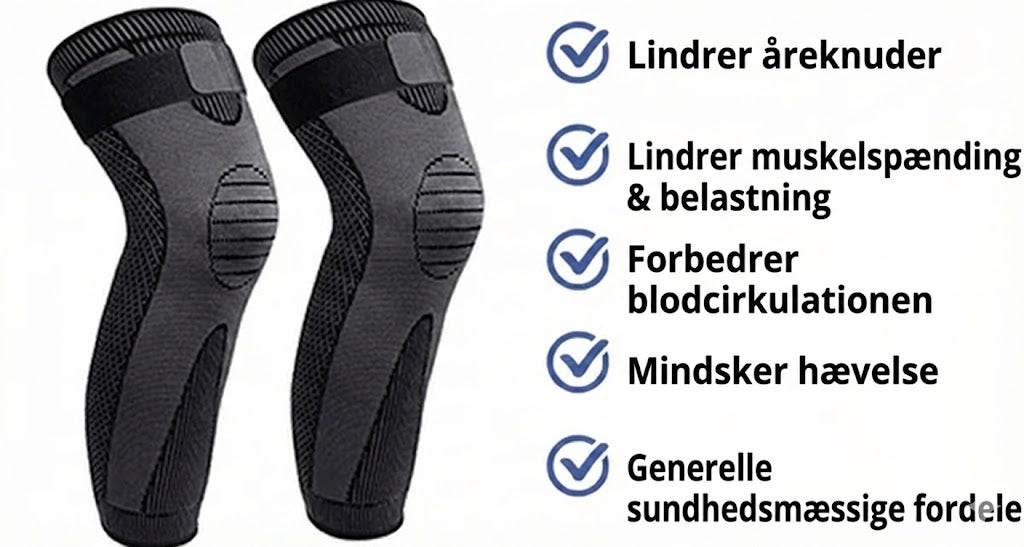 Selvopvarmende knæbeskyttere (2 stk.)