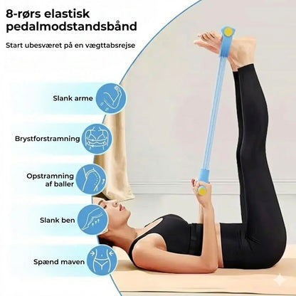 FitPedal modstandsbånd med fodpedaler