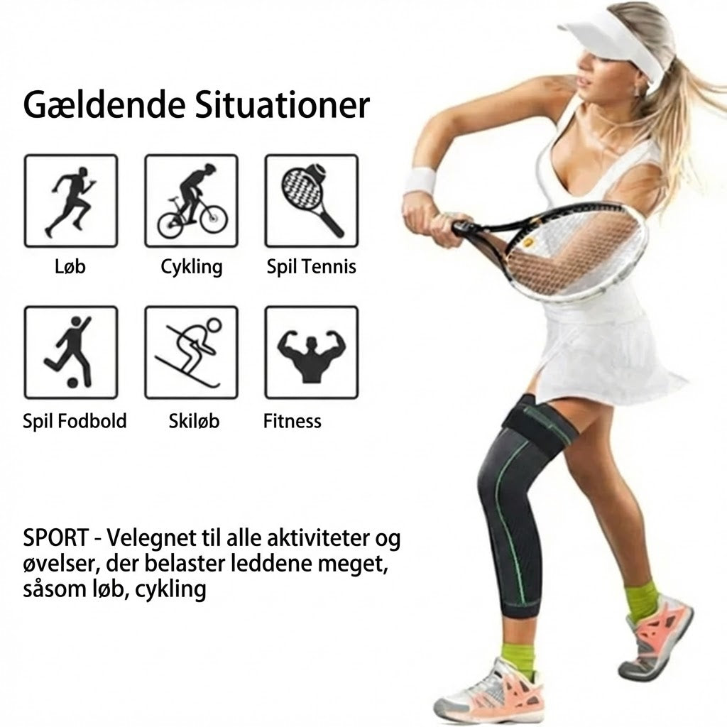 Selvopvarmende knæbeskyttere (2 stk.)