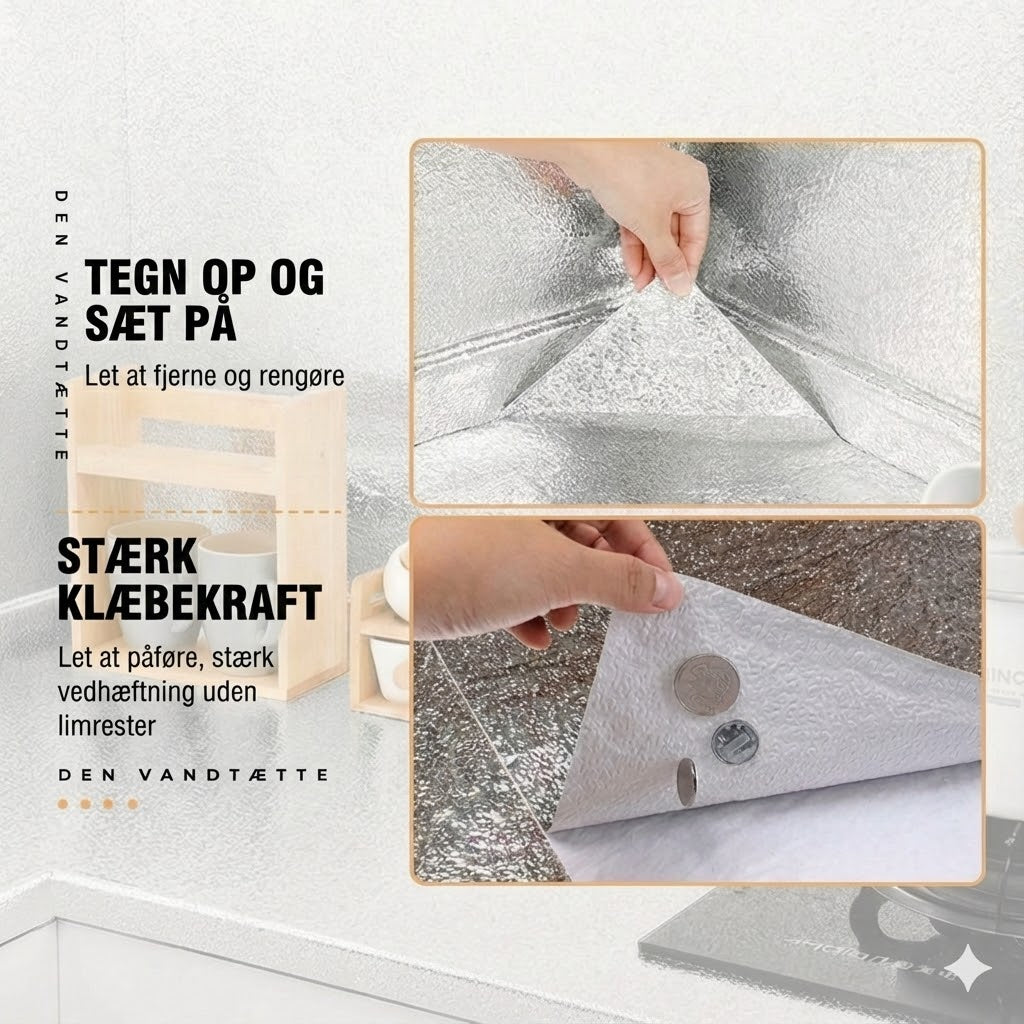 Oliebestandigt køkken klistermærke