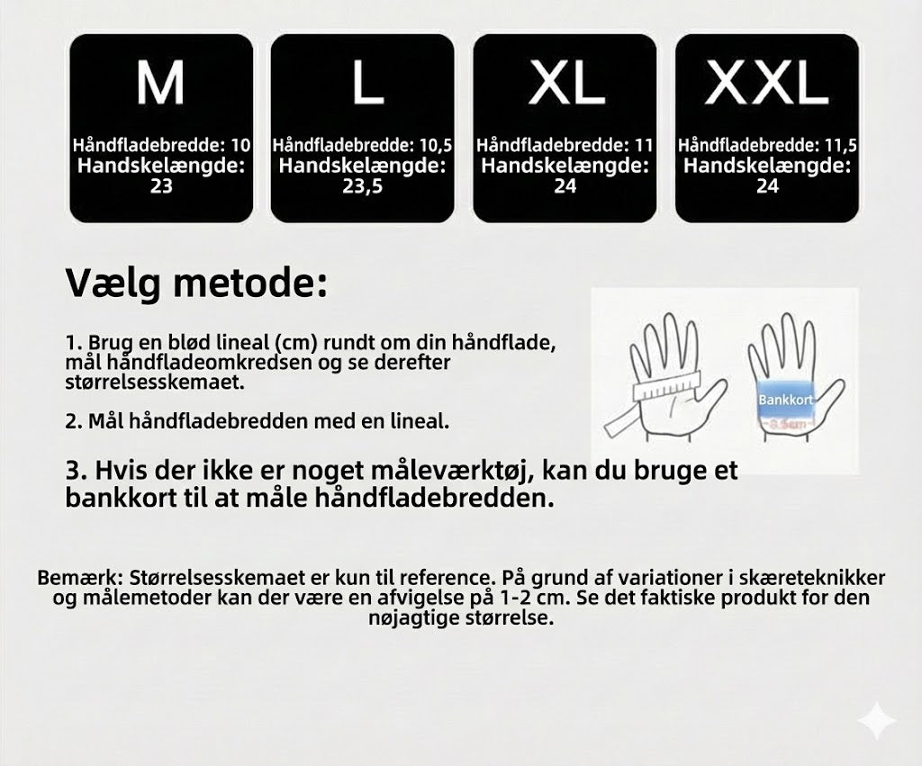 Varm vinterhandske med touchfunktion