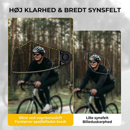 Justerbart bakspejl til cykelstyr – 360° udsyn