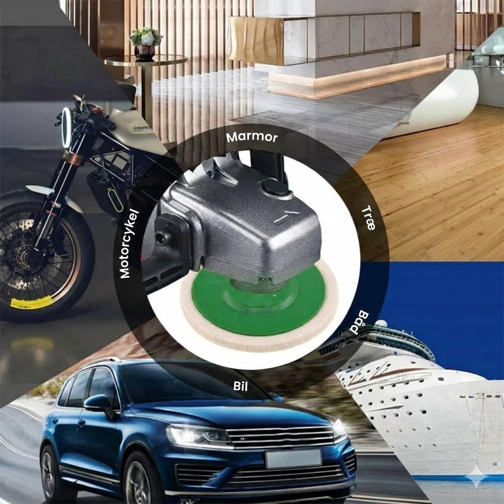 Filtpolerskiver til Dremel og multiværktøj – 10 stk.