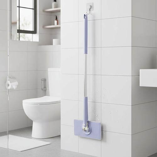 Håndholdt mini-moppe – med 6 magiske rengøringsklude