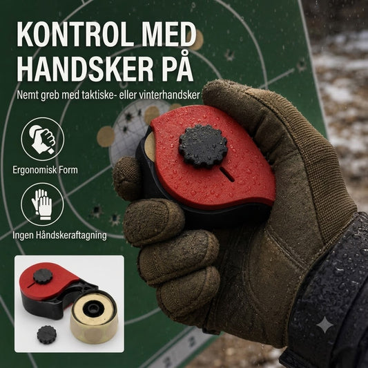 3D-printet klistermærkedispenser til skydebanemål / skydeskiver